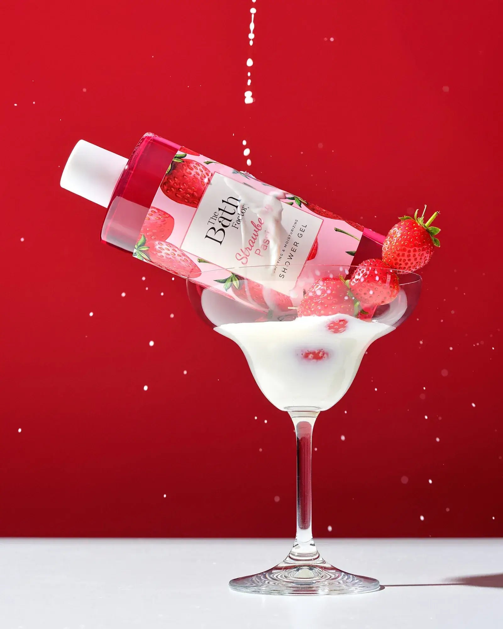 Strawberry Passion Shower Gel - Αφρόλουτρο με εκχύλισμα αγριοφράουλας 400 ml | The Bath Factory