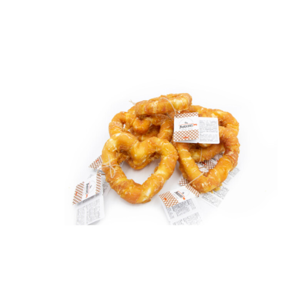 Λιχουδιά Σκύλου THE BARKERS BBQ - Donut Chicken Heart 13cm 130gr