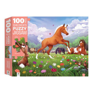 Hinkler Touch And Feel: Horsing Around Fuzzy 100 Piece J (TJ-9)