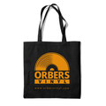 Orbers Vinyl Tote Bag (Black/Orange)