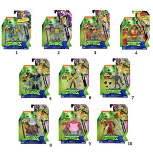 GIOCHI PREZIOSI Teenage Mutant Ninja Turtles Rise Of The ΤΜΝΤ Βασική Φιγούρα Δράσης – 10 Σχέδια TUAB0A11