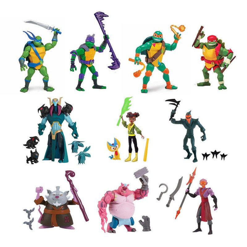 GIOCHI PREZIOSI Teenage Mutant Ninja Turtles Rise Of The ΤΜΝΤ Βασική Φιγούρα Δράσης – 10 Σχέδια TUAB0A11