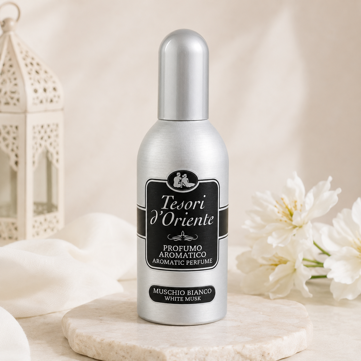 Tesori d'Oriente Muschio Bianco Profumo Aromatico – Unisex 100ml