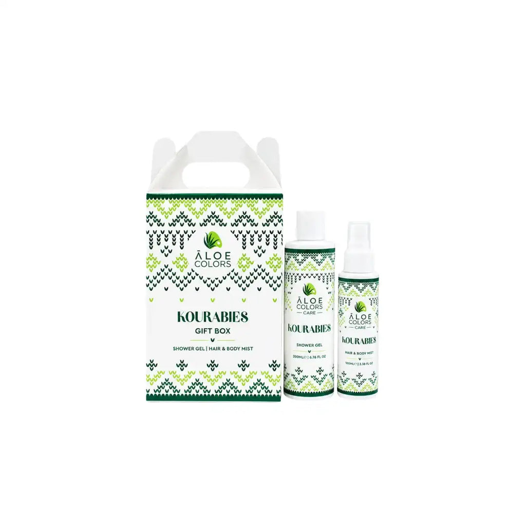 The Kourabies Gift Box - Shower Gel + Hair & Body Mist | Aloe+ Colors