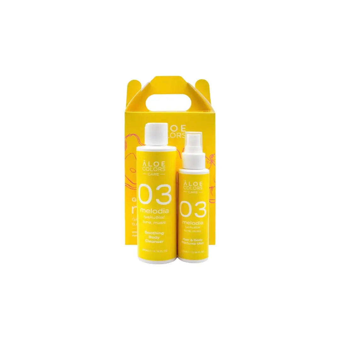 The Melodia Gift Box - Body Cleanser + Hair & Body Mist | Aloe+ Colors