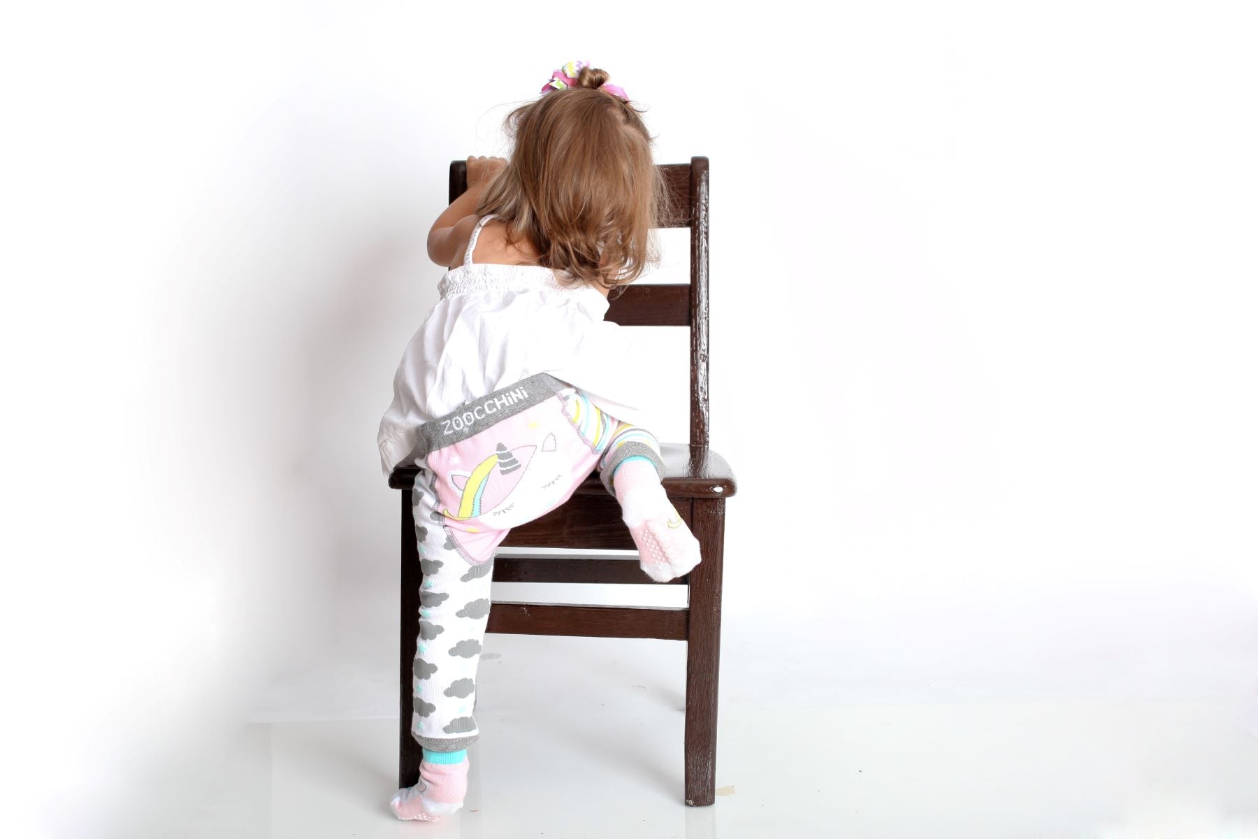 Zoocchini  Σετ Ρούχων για Μπουσούλισμα Grip+Easy Crawler Pants &amp; Socks Set  "Μονόκερος" ZOO12504