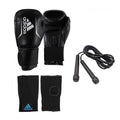Πυγμαχικό Σετ adidas SET MEN, Μαύρο