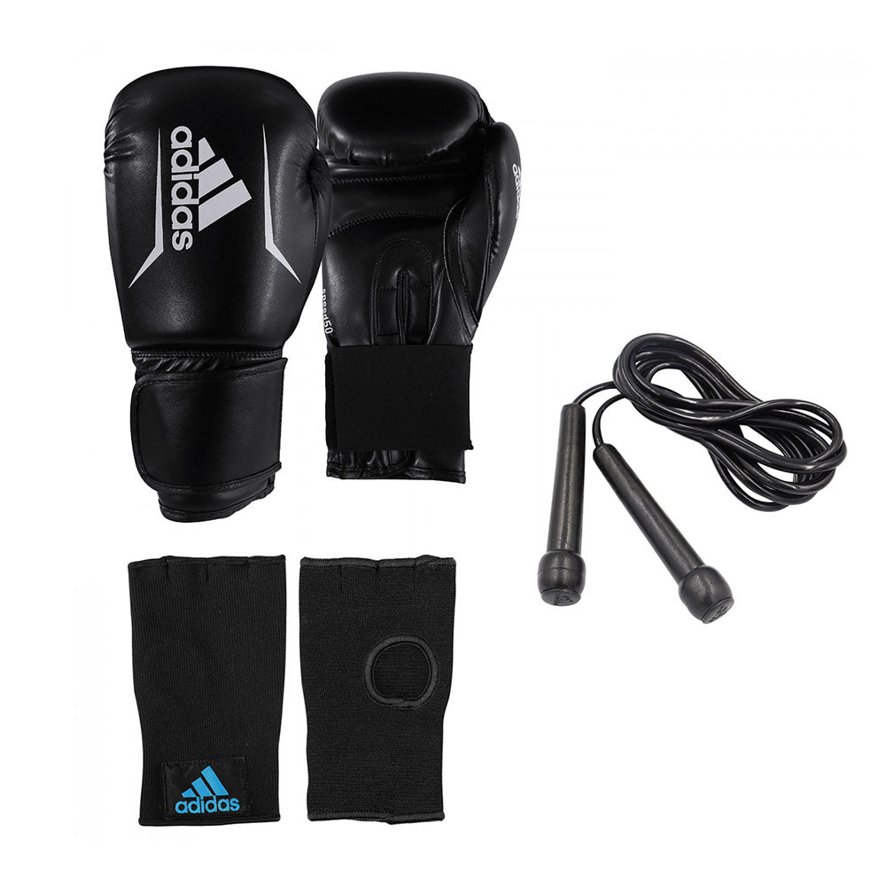 Πυγμαχικό Σετ adidas SET MEN, Μαύρο