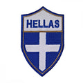 Κεντητό Σηματάκι - Εθνόσημο HELLAS 5.5 x 9cm
