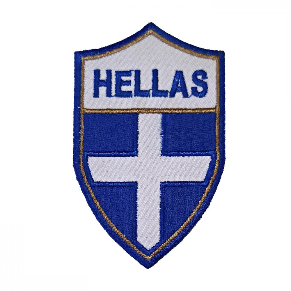 Κεντητό Σηματάκι - Εθνόσημο HELLAS 5.5 x 9cm