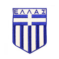 Κεντητό Σηματάκι - Ελληνική Σημαία Οβάλ Μικρό