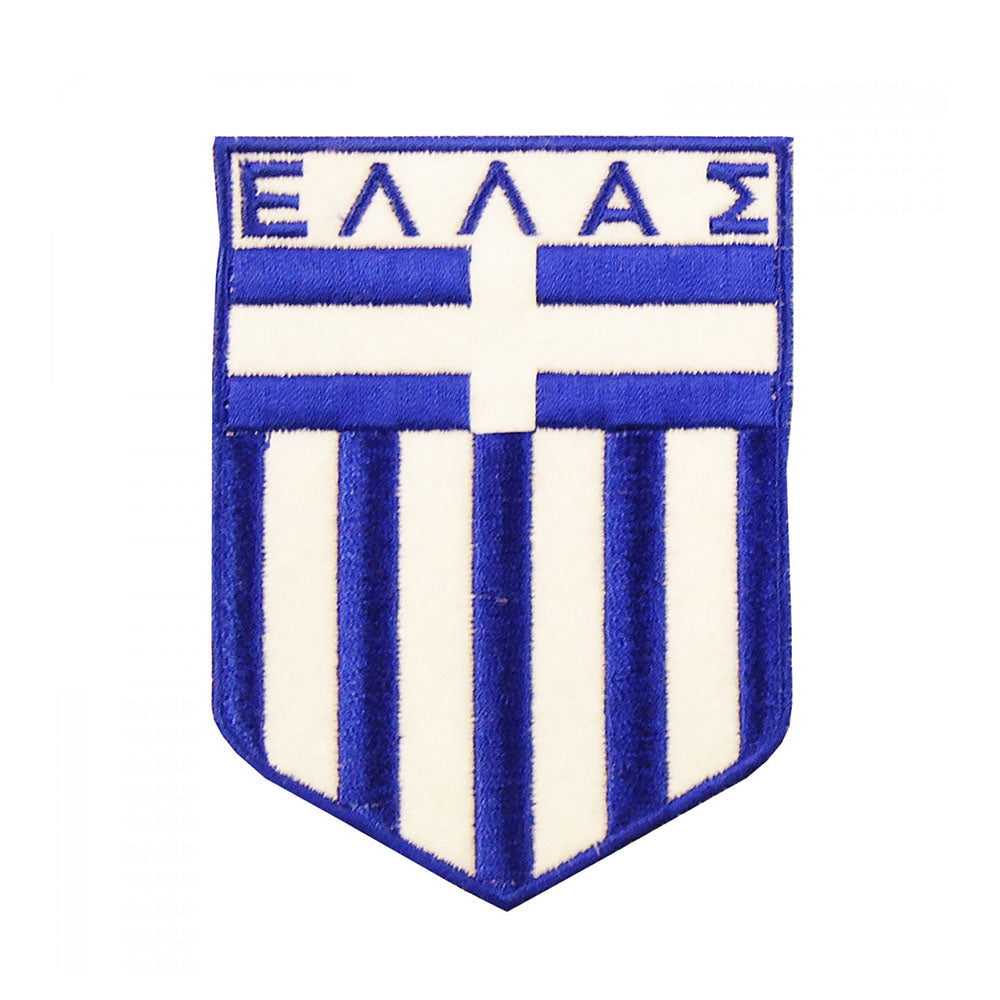 Κεντητό Σηματάκι - Ελληνική Σημαία Οβάλ Μικρό