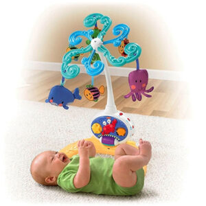 Fisher Price Μουσικό Περιστεφόμενο Ζωάκια της Θάλασσας W9914