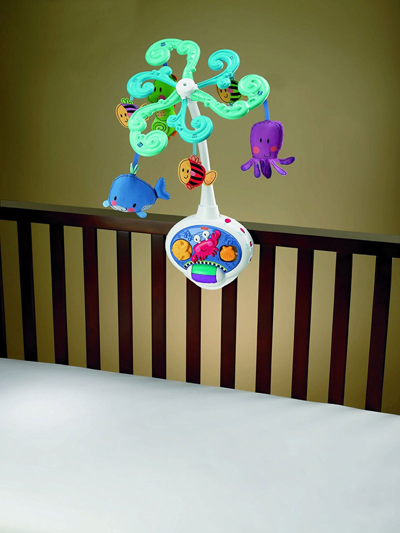 Fisher Price Μουσικό Περιστεφόμενο Ζωάκια της Θάλασσας W9914