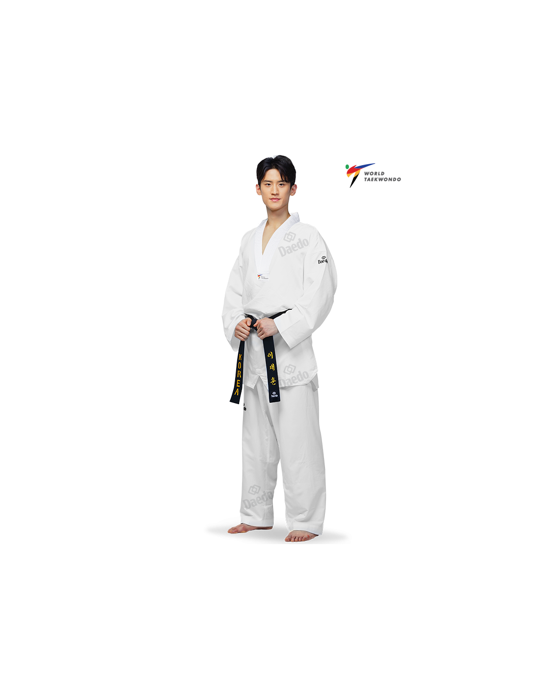 WT Ultra Competition Dobok - White Neck (CE)
