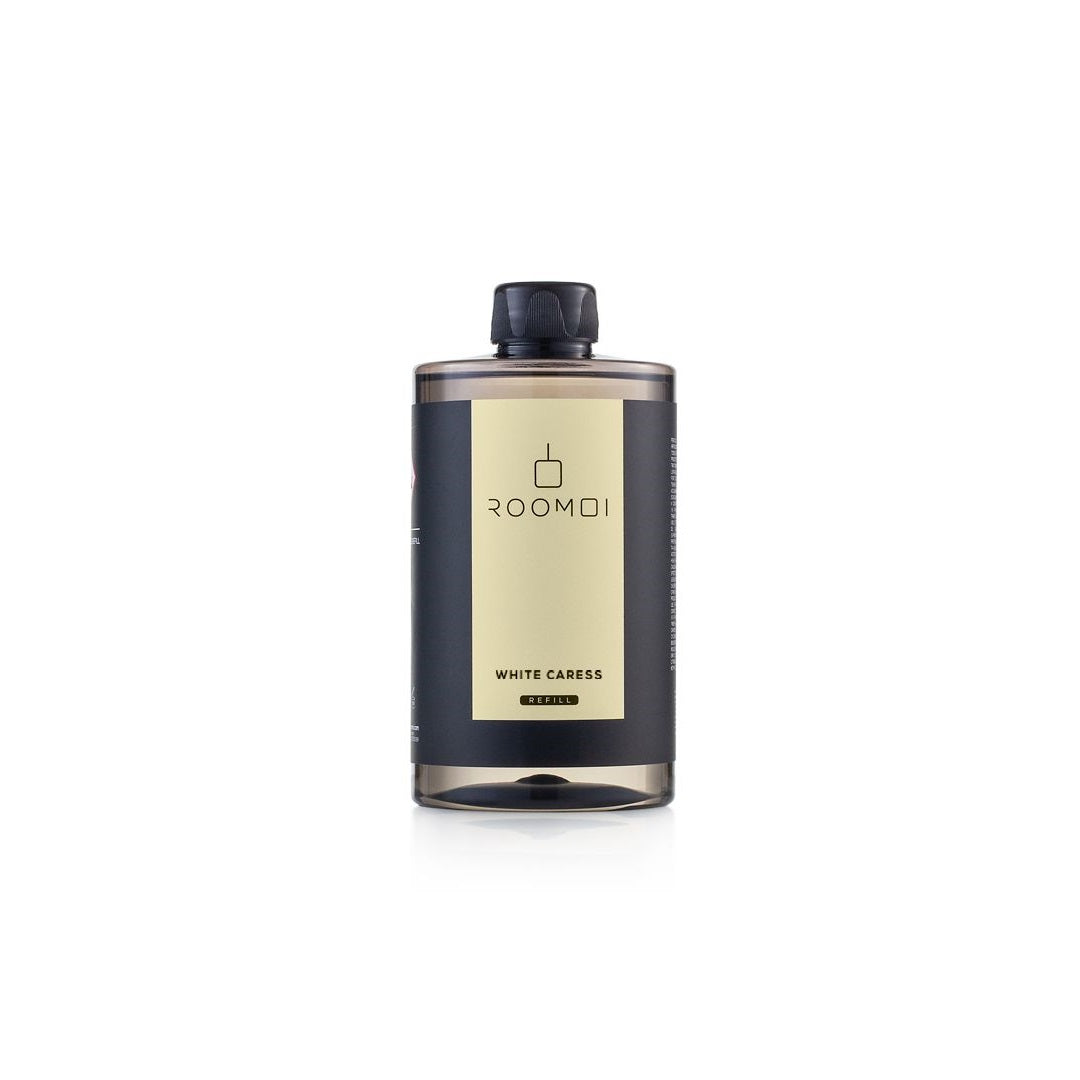ROOMOI | WHITE CARESS Reed Diffuser Refill 500ml | Luxury Gourmand Home Fragrance | DRE9201