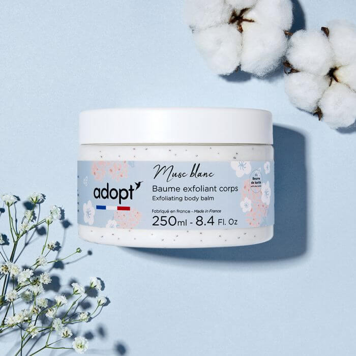 Exfoliating Body Balm Musc Blanc "White Musk" 250ml Adopt