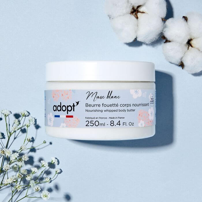 Nourishing Body Whipped Butter Musc Blanc 250ml Adopt