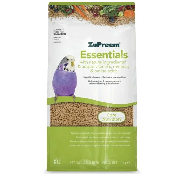 ZuPreem Essentials pellets - Πλήρης Τροφή Πέλλετ Για Παπαγάλους 1kg