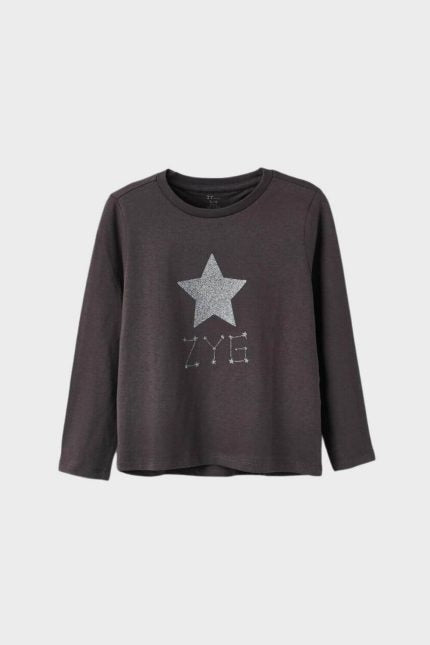 Zippy-Kids μπλούζα ‘ZYG’ γκρι