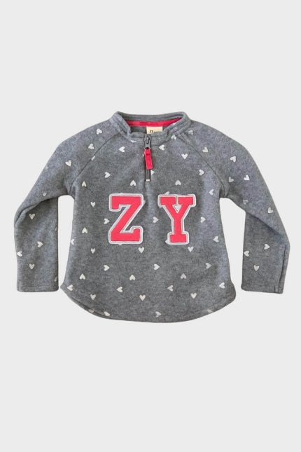 Zippy-kids μπλούζα fleece γκρι