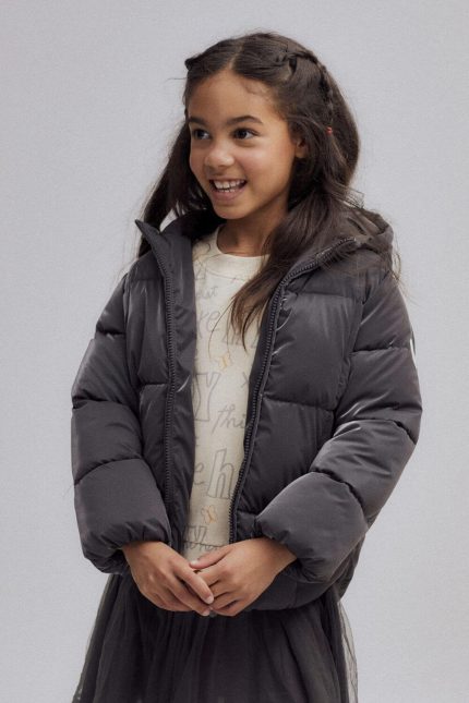 Zippy-kids μπουφάν φουσκωτό γκρι