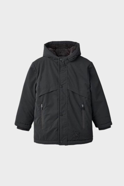 Zippy-kids μπουφάν με κουκούλα γκρι