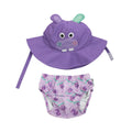 Zoocchini Σετ Μαγιό και Καπέλο UPF50+ Hippo ZOO12014
