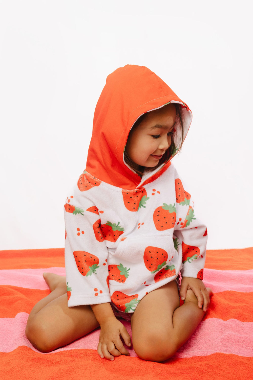Zoocchini Swim Coverup UPF50+ Strawberry 12-24 μηνών ZOO12314M/L