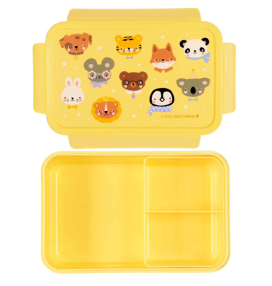A little lovely company: Δοχείο φαγητού Bento με χωρίσματα- 1,2l- Animal Friends BBAFYE77