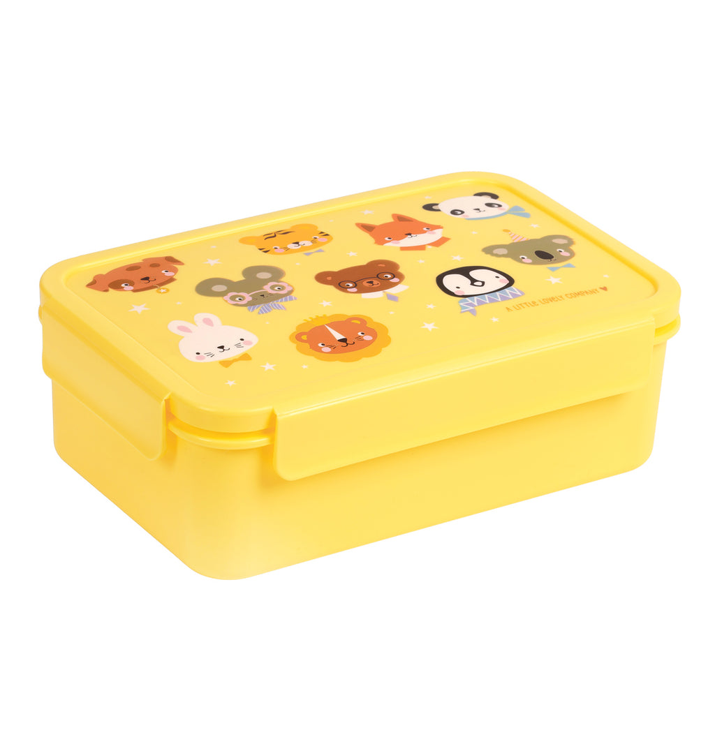A little lovely company: Δοχείο φαγητού Bento με χωρίσματα- 1,2l- Animal Friends BBAFYE77