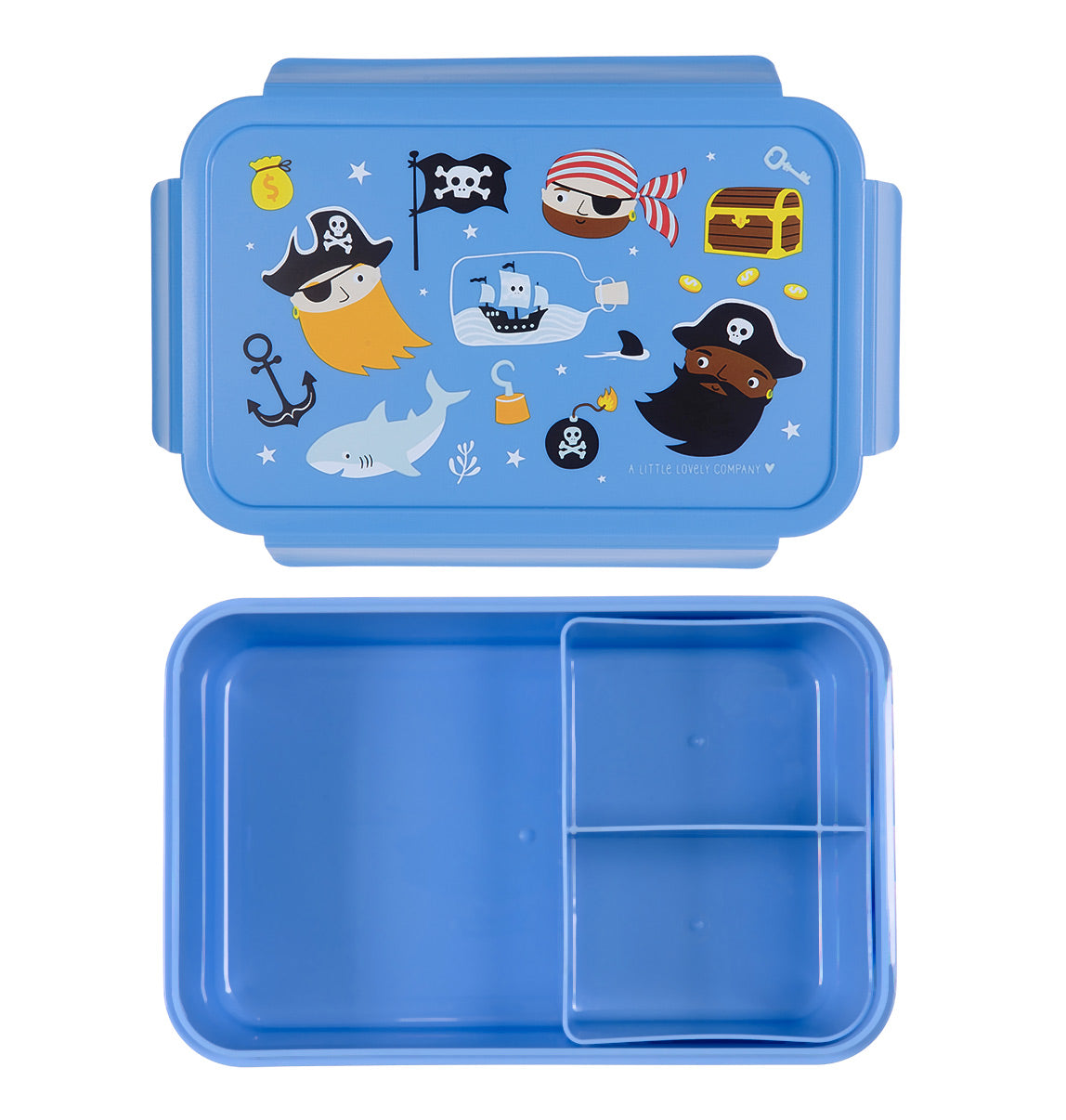 A little lovely company: Δοχείο φαγητού Bento με χωρίσματα- 1,2 L-Pirates BBPIBU76