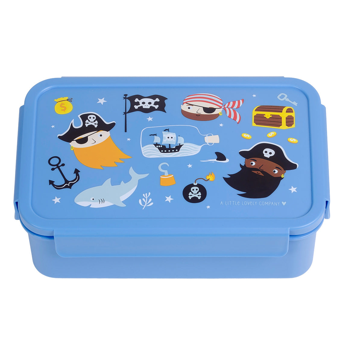 A little lovely company: Δοχείο φαγητού Bento με χωρίσματα- 1,2 L-Pirates BBPIBU76