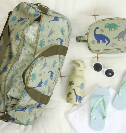 A little lovely company: Μικρό Weekend bag 46x25εκ - Dinosaurs TBDIGR07