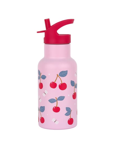 A Little Lovely Company: Μπουκάλι με διπλό τοίχωμα από ανοξείδωτο ατσάλι 350ml - Cherries DBSSCH88