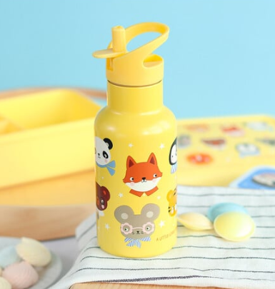 A Little Lovely Company: Μπουκάλι με διπλό τοίχωμα από ανοξείδωτο ατσάλι 350ml - Animal friends DBSSAF87