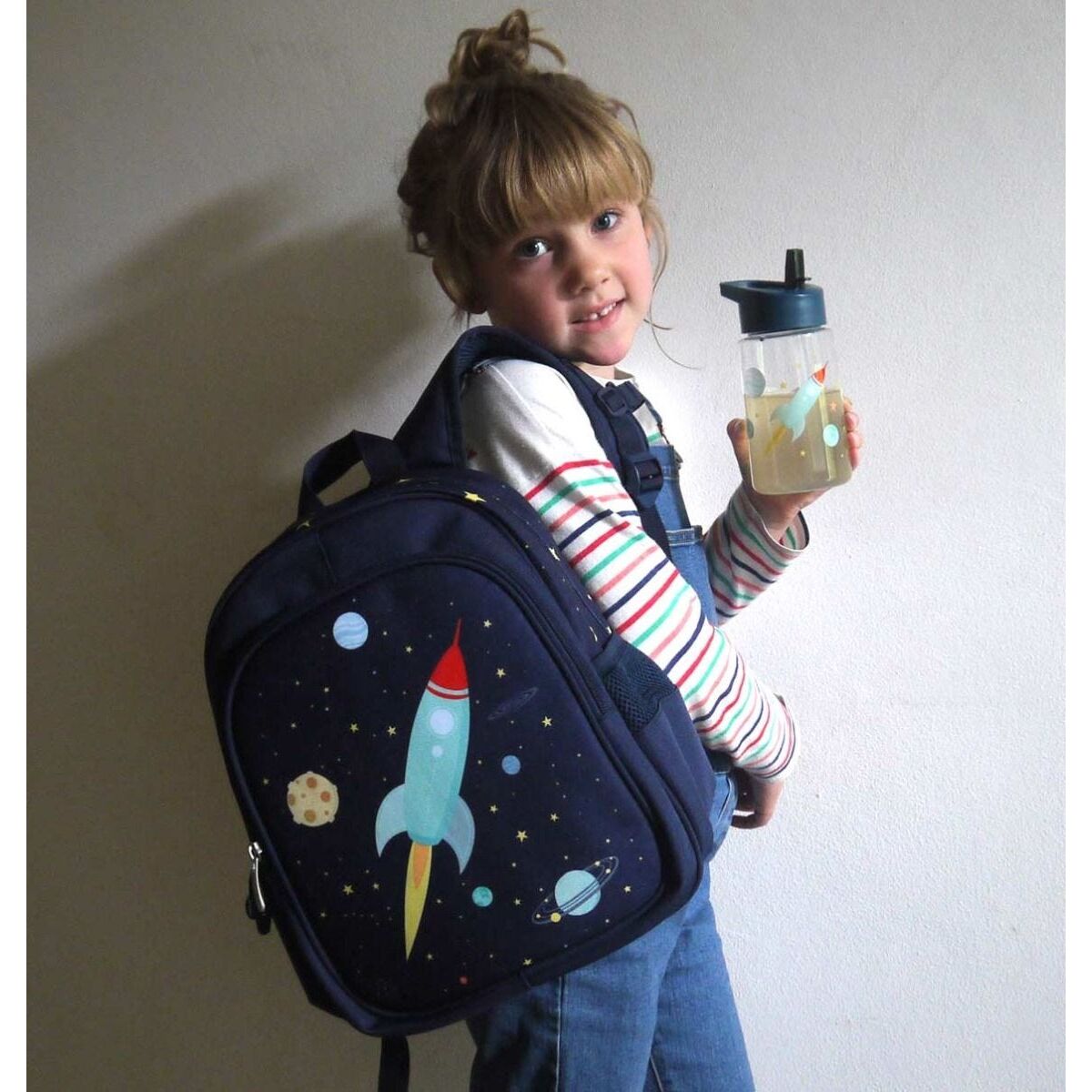 A little lovely company Τσάντα πλάτης με Ισοθερμική θήκη 27x32x19εκ. Space