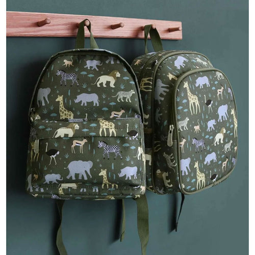 A little lovely company Τσάντα πλάτης με ισοθερμική θήκη 27 x 32 x 19 εκ "Savanna'' BPSAGR57