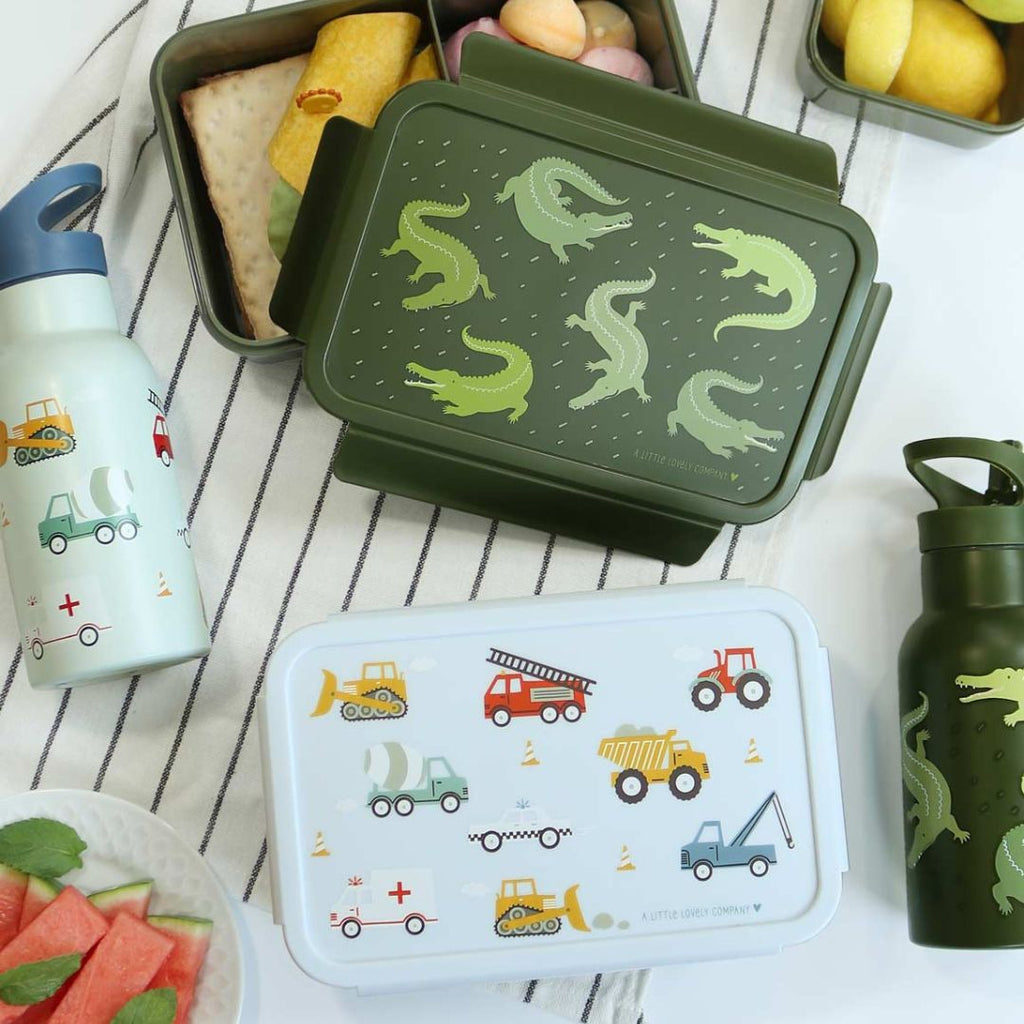 A little lovely company: Δοχείο φαγητού Bento με χωρίσματα- 1,2 L-Vechicles SBVEBU53