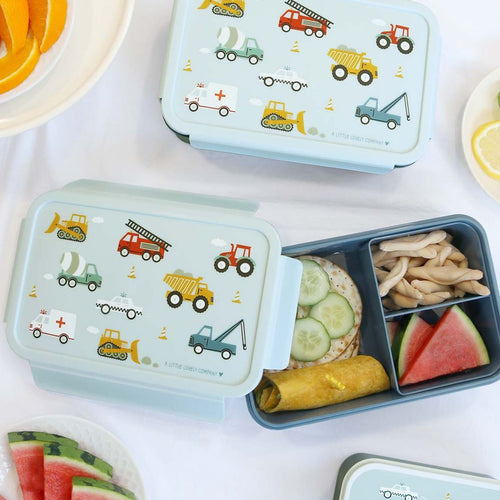 A little lovely company: Δοχείο φαγητού Bento με χωρίσματα- 1,2 L-Vechicles SBVEBU53