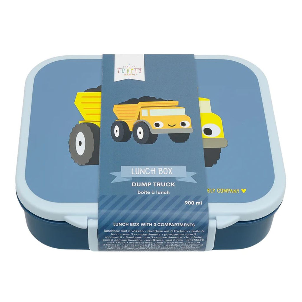 A little lovely company: Δοχείο φαγητού Bento με χωρίσματα- 900ml - Dump truck LBDTBU60