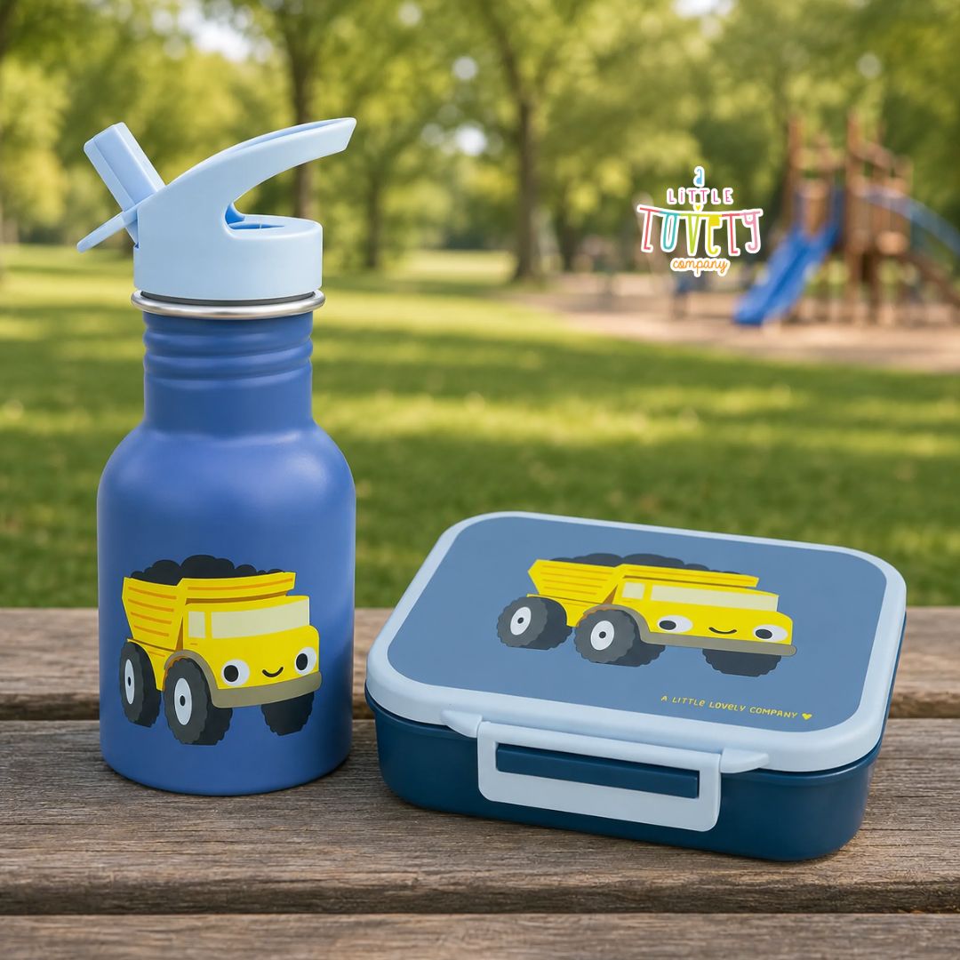 A little lovely company: Δοχείο φαγητού Bento με χωρίσματα- 900ml - Dump truck LBDTBU60