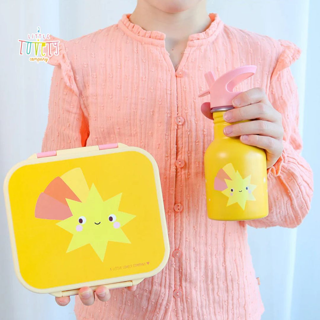 A little lovely company: Δοχείο φαγητού Bento με χωρίσματα- 900ml - Shooting star LBSSYE63