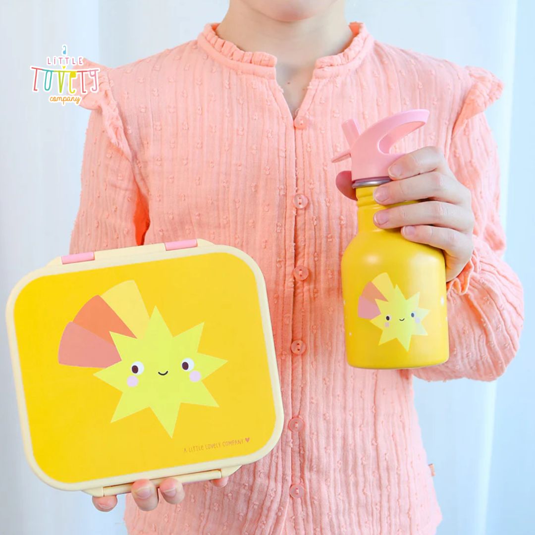 A little lovely company: Δοχείο φαγητού Bento με χωρίσματα- 900ml - Shooting star LBSSYE63