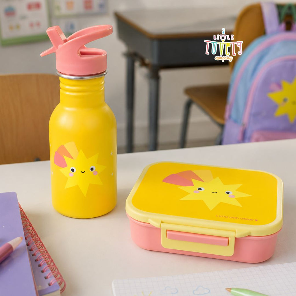A little lovely company: Δοχείο φαγητού Bento με χωρίσματα- 900ml - Shooting star LBSSYE63