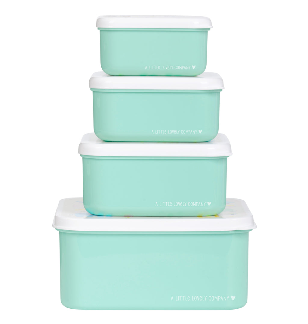 A little lovely company: Σετ 4 δοχεία φαγητού Lunch &amp; Snack Box -Jungle SBSEJUMI87