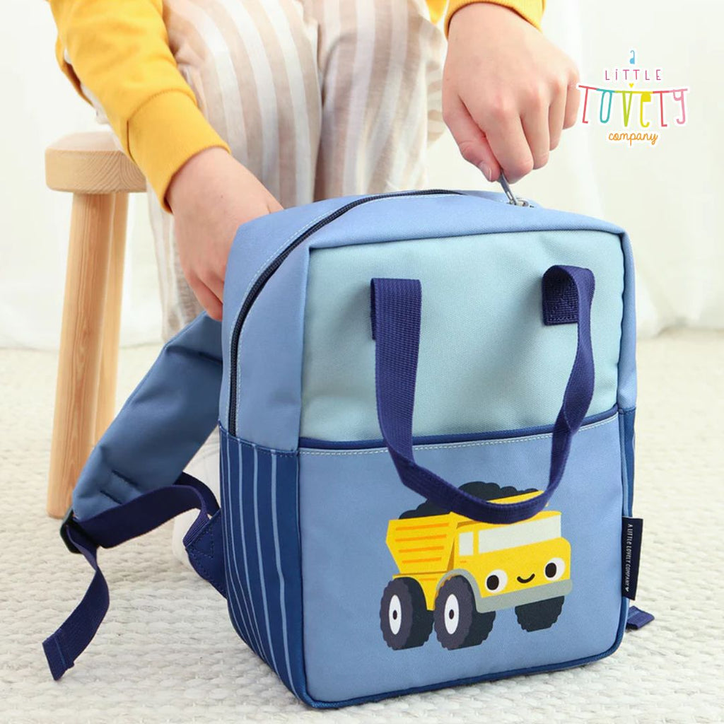 A little lovely company: Tσάντα πλάτης -παιδικού σταθμού - Dump truck BPDTBU96