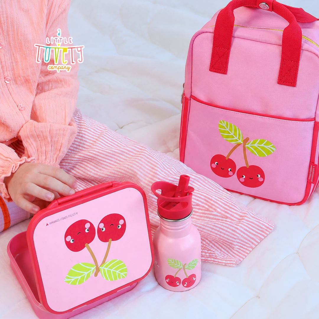A little lovely company: Tσάντα πλάτης παιδικού σταθμού - Happy Cherries BPHCPI97