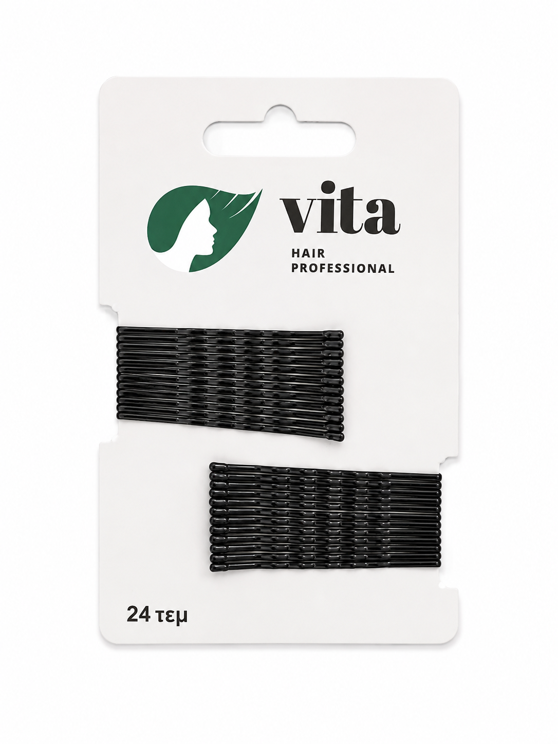 Vita Hair Professional – Τσιμπιδάκια Μαλλιών 50mm, Μαύρα