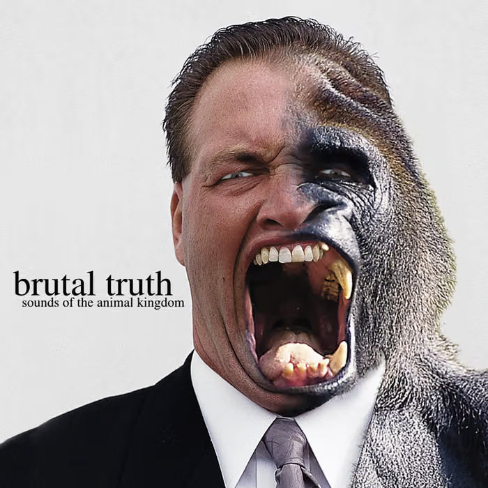 Brutal Truth - Sounds of the Animal Kingdom (Bone w/ Splatter Vinyl)